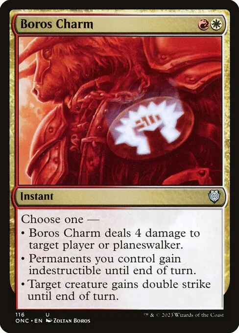 Boros Charm, carta Magic di tipo Instant illustrata da Zoltan Boros