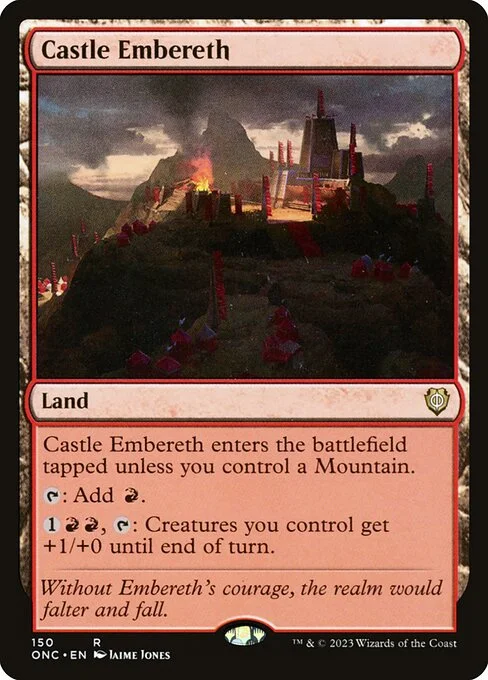 Castle Embereth, carta Magic di tipo Land illustrata da Jaime Jones