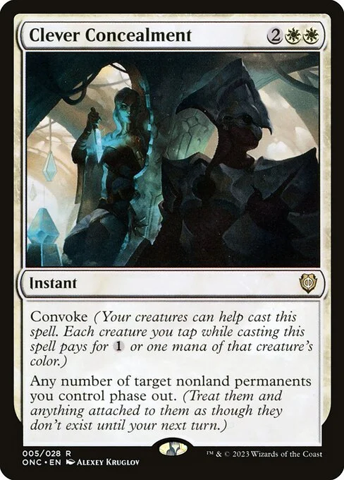 Clever Concealment, carta Magic di tipo Instant illustrata da Alexey Kruglov