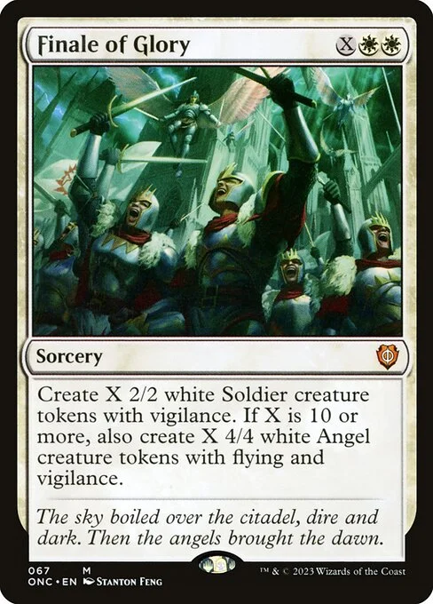 Finale of Glory, carta Magic di tipo Sorcery illustrata da Stanton Feng