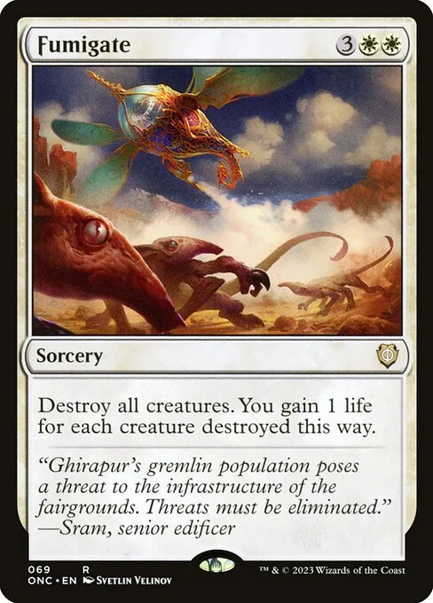 Fumigate, carta Magic di tipo Sorcery illustrata da Svetlin Velinov