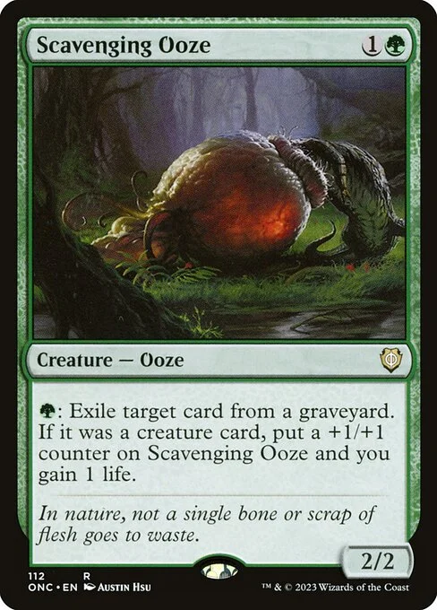 Scavenging Ooze, carta Magic di tipo Creature — Ooze illustrata da Austin Hsu