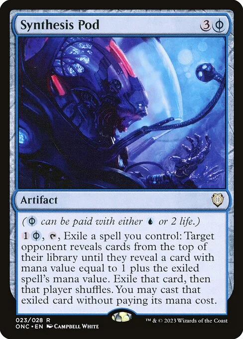 Synthesis Pod, carta Magic di tipo Artifact illustrata da Campbell White