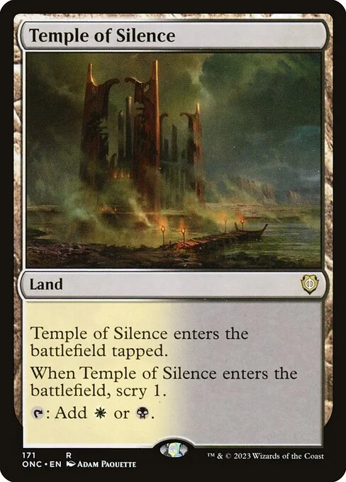 Temple of Silence, carta Magic di tipo Land illustrata da Adam Paquette