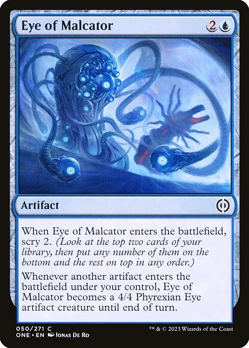 Eye of Malcator, carta Magic di tipo Artifact illustrata da Jonas De Ro