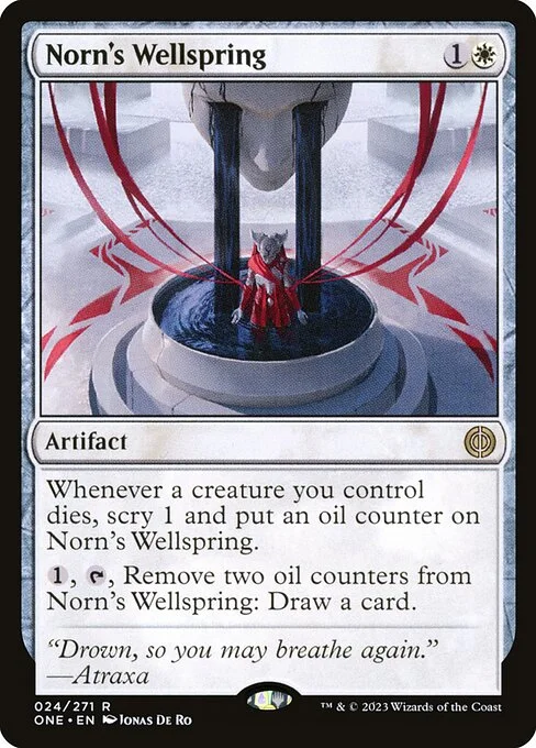 Norn's Wellspring, carta Magic di tipo Artifact illustrata da Jonas De Ro