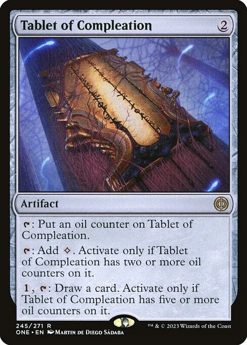 Tablet of Compleation, carta Magic di tipo Artifact illustrata da Martin de Diego Sádaba