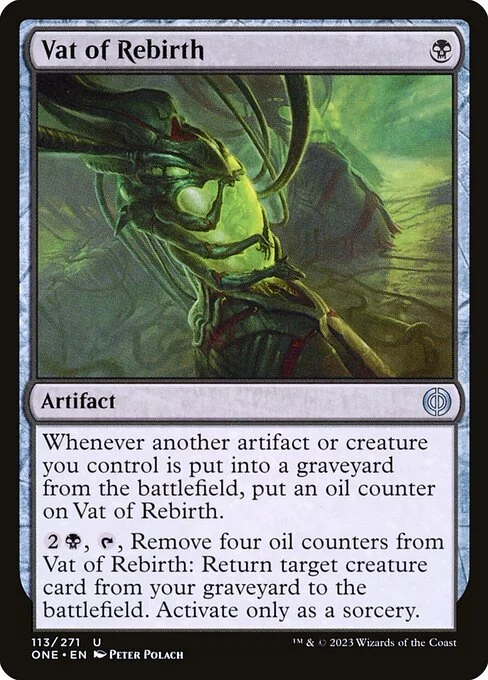 Vat of Rebirth, carta Magic di tipo Artifact illustrata da Peter Polach