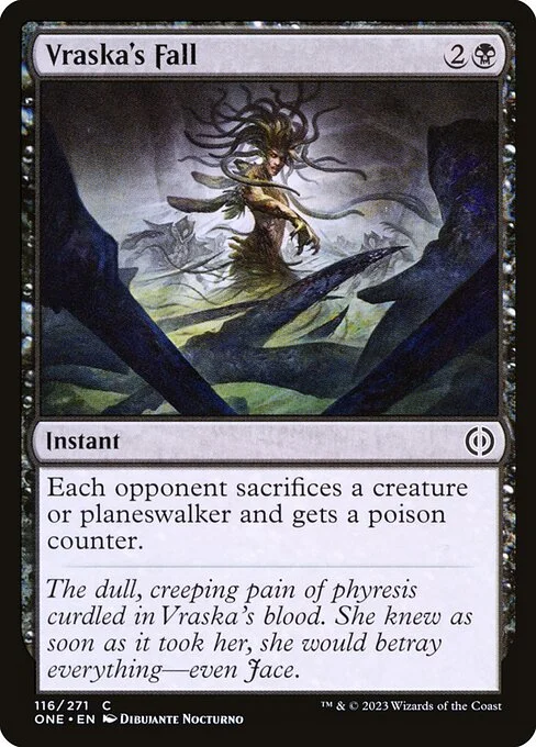 Vraska's Fall, carta Magic di tipo Instant illustrata da Dibujante Nocturno