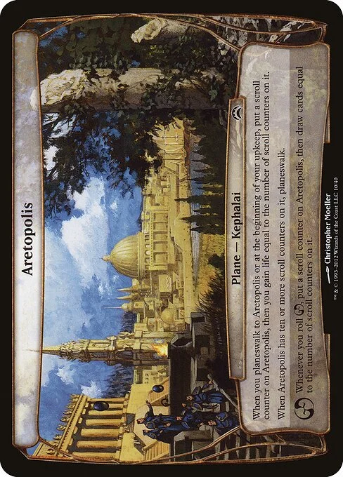 Aretopolis, carta Magic di tipo Plane — Kephalai illustrata da Christopher Moeller