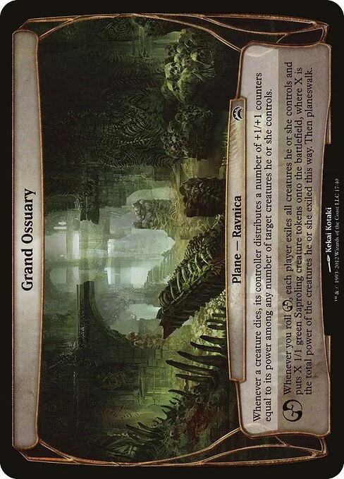 Grand Ossuary, carta Magic di tipo Plane — Ravnica illustrata da Kekai Kotaki