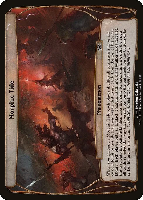 Morphic Tide, carta Magic di tipo Phenomenon illustrata da Brandon Kitkouski