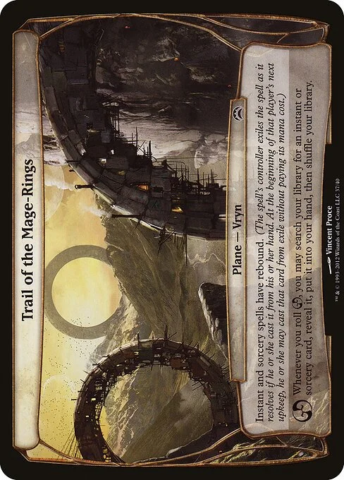 Trail of the Mage-Rings, carta Magic di tipo Plane — Vryn illustrata da Vincent Proce