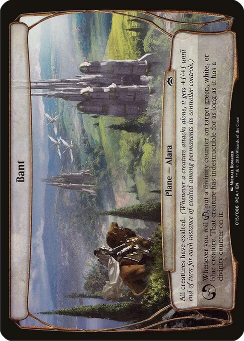 Bant, carta Magic di tipo Plane — Alara illustrata da Michael Komarck