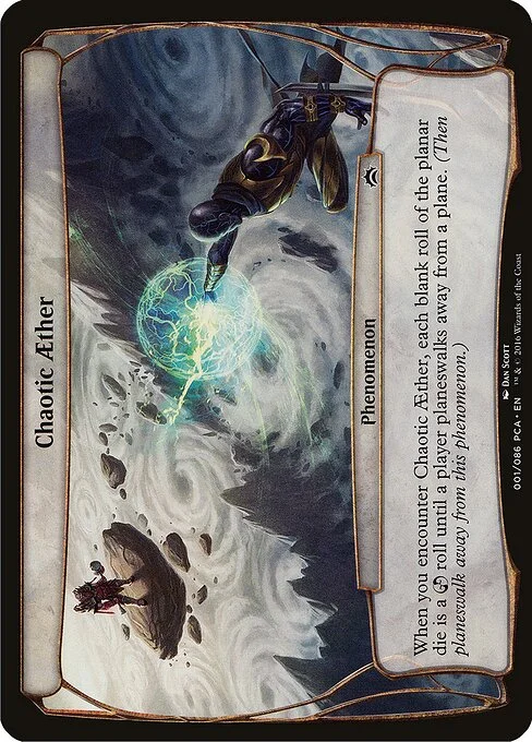 Chaotic Aether, carta Magic di tipo Phenomenon illustrata da Dan Murayama Scott