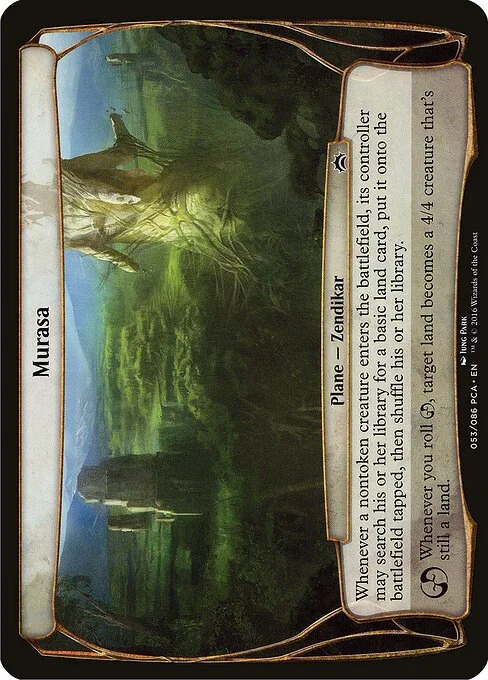 Murasa, carta Magic di tipo Plane — Zendikar illustrata da Jung Park