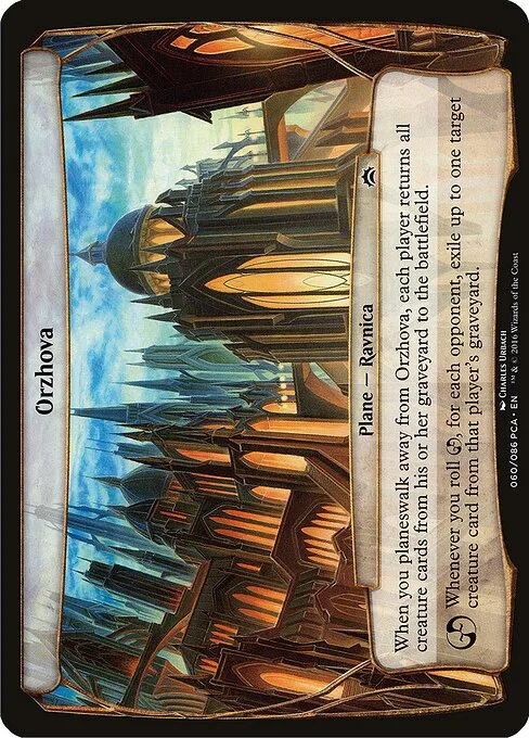 Orzhova, carta Magic di tipo Plane — Ravnica illustrata da Charles Urbach