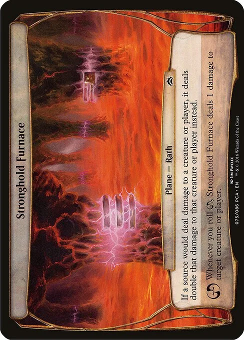 Stronghold Furnace, carta Magic di tipo Plane — Rath illustrata da Jim Pavelec