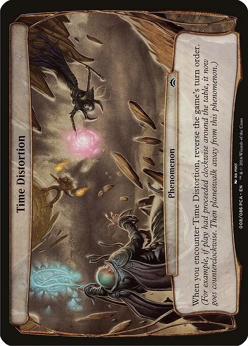 Time Distortion, carta Magic di tipo Phenomenon illustrata da rk post