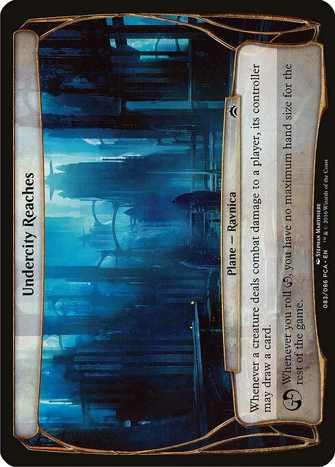 Undercity Reaches, carta Magic di tipo Plane — Ravnica illustrata da Stephan Martiniere