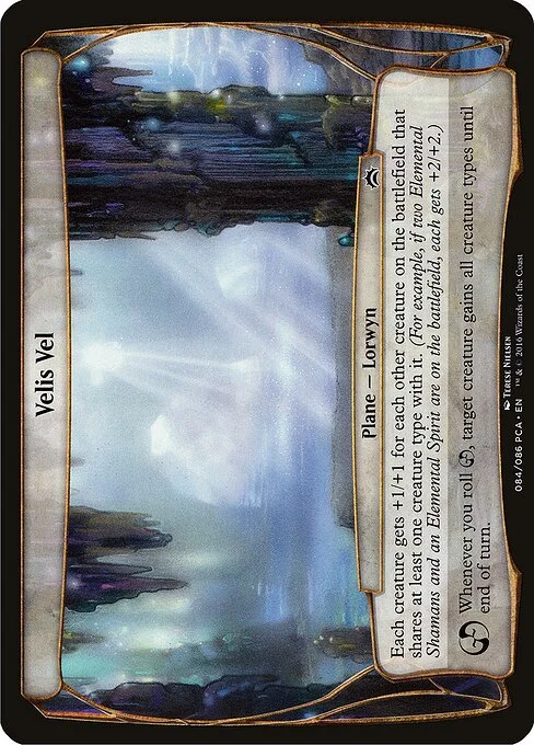 Velis Vel, carta Magic di tipo Plane — Lorwyn illustrata da Terese Nielsen