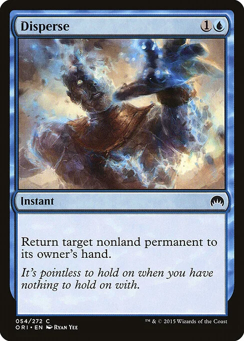Disperse, carta Magic di tipo Instant illustrata da Ryan Yee