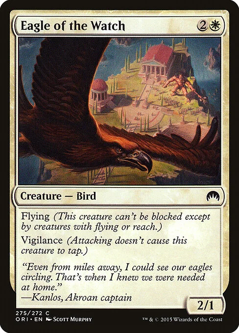 Eagle of the Watch, carta Magic di tipo Creature — Bird illustrata da Scott Murphy
