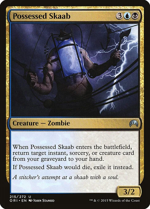 Possessed Skaab, carta Magic di tipo Creature — Zombie illustrata da John Stanko