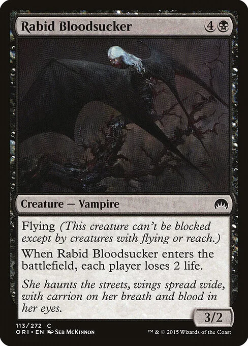 Rabid Bloodsucker, carta Magic di tipo Creature — Vampire illustrata da Seb McKinnon