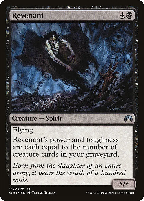 Revenant, carta Magic di tipo Creature — Spirit illustrata da Terese Nielsen