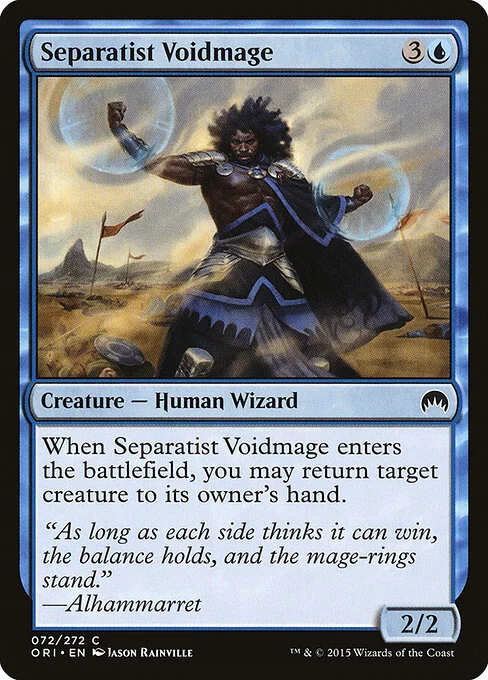 Separatist Voidmage, carta Magic di tipo Creature — Human Wizard illustrata da Jason Rainville