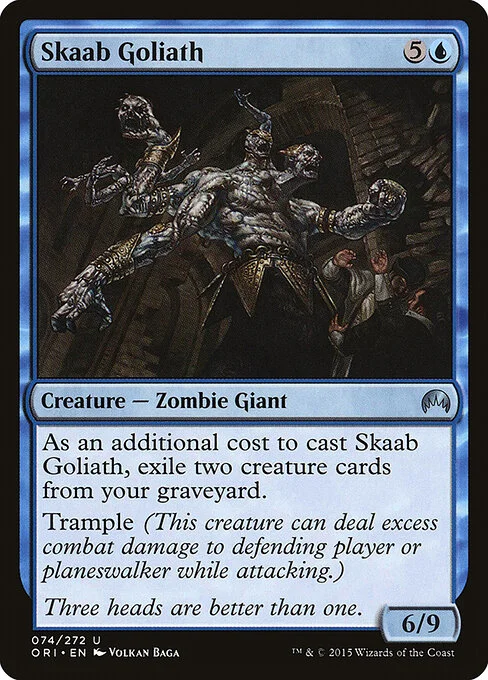 Skaab Goliath, carta Magic di tipo Creature — Zombie Giant illustrata da Volkan Baǵa