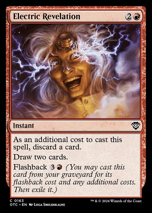 Electric Revelation, carta Magic di tipo Instant illustrata da Liiga Smilshkalne