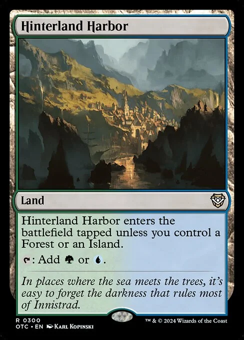 Hinterland Harbor, carta Magic di tipo Land illustrata da Karl Kopinski