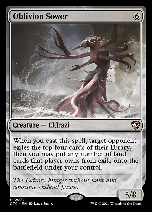 Oblivion Sower, carta Magic di tipo Creature — Eldrazi illustrata da Jaime Jones