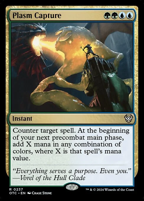 Plasm Capture, carta Magic di tipo Instant illustrata da Chase Stone