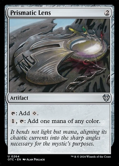 Prismatic Lens, carta Magic di tipo Artifact illustrata da Alan Pollack