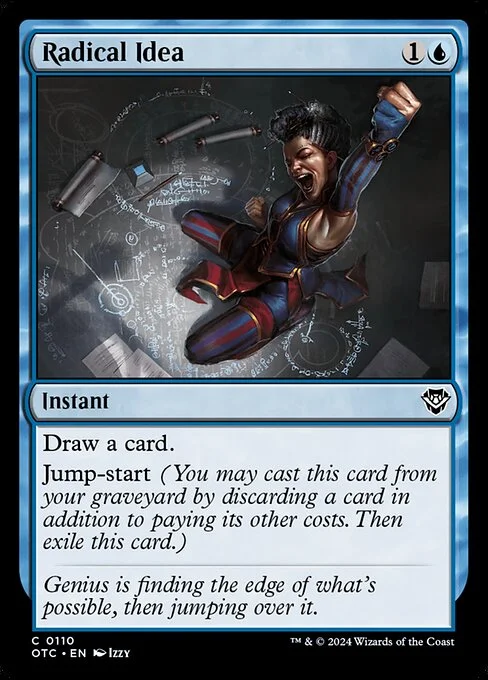 Radical Idea, carta Magic di tipo Instant illustrata da Izzy