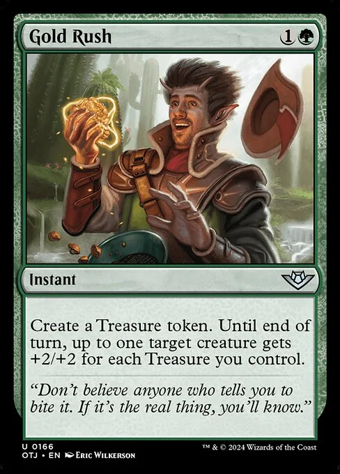 Gold Rush, carta Magic di tipo Instant illustrata da Eric Wilkerson
