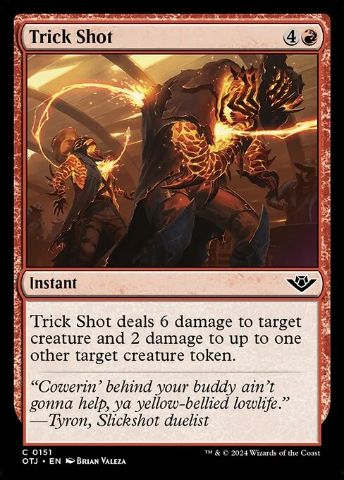 Trick Shot, carta Magic di tipo Instant illustrata da Brian Valeza