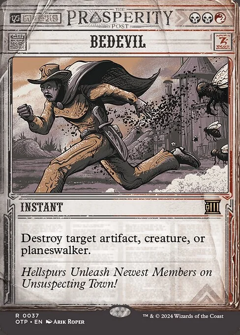 Bedevil, carta Magic di tipo Instant illustrata da Arik Roper