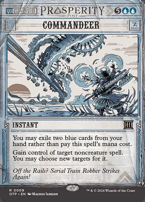 Commandeer, carta Magic di tipo Instant illustrata da Magnus Jansson