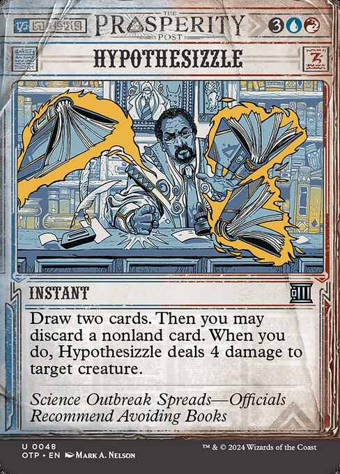 Hypothesizzle, carta Magic di tipo Instant illustrata da Mark A. Nelson
