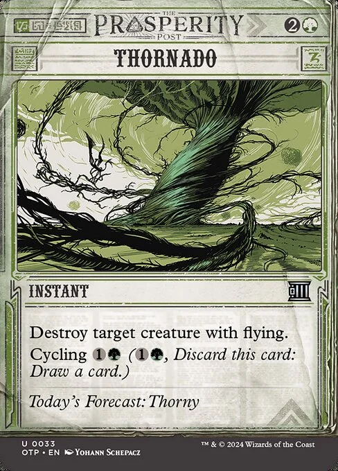 Thornado, carta Magic di tipo Instant illustrata da Yohann Schepacz