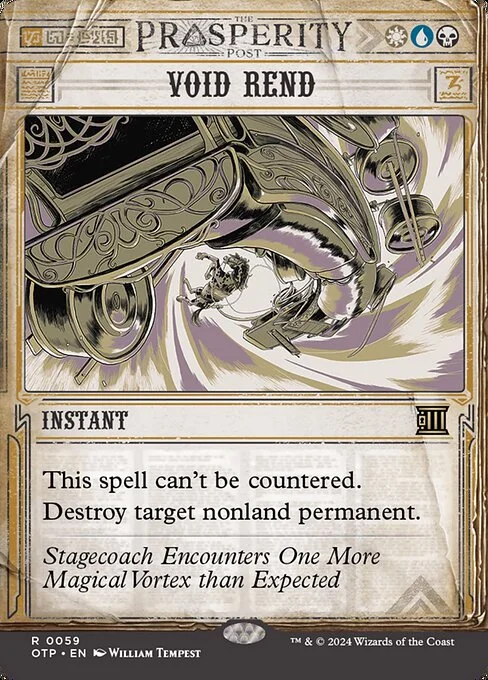 Void Rend, carta Magic di tipo Instant illustrata da William Tempest