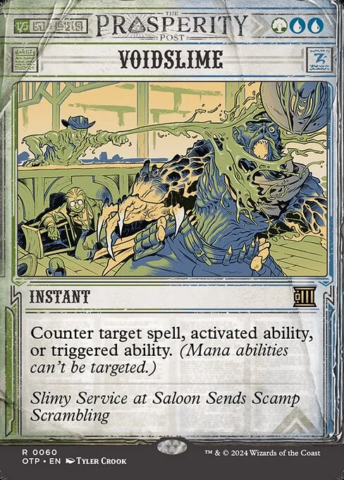Voidslime, carta Magic di tipo Instant illustrata da Tyler Crook
