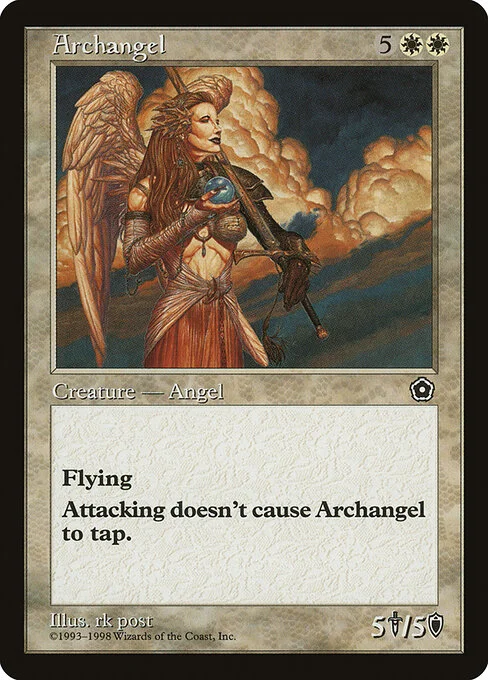 Archangel, carta Magic di tipo Creature — Angel illustrata da rk post