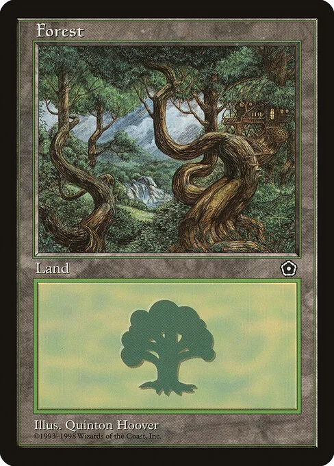 Forest, carta Magic di tipo Basic Land — Forest illustrata da Quinton Hoover