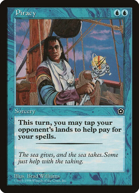 Piracy, carta Magic di tipo Sorcery illustrata da Bradley Williams