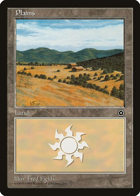 Plains, carta Magic di tipo Basic Land — Plains illustrata da Fred Fields